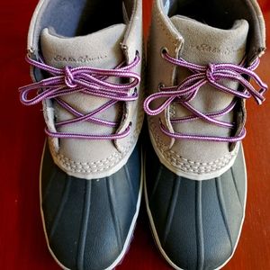 Eddie Bauer Womens Hunt Pac Leather Mid Boot